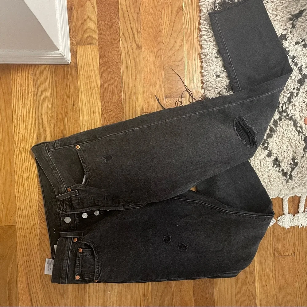 Levi 501 skinny in black mail, size 26 - Picture 6 of 6